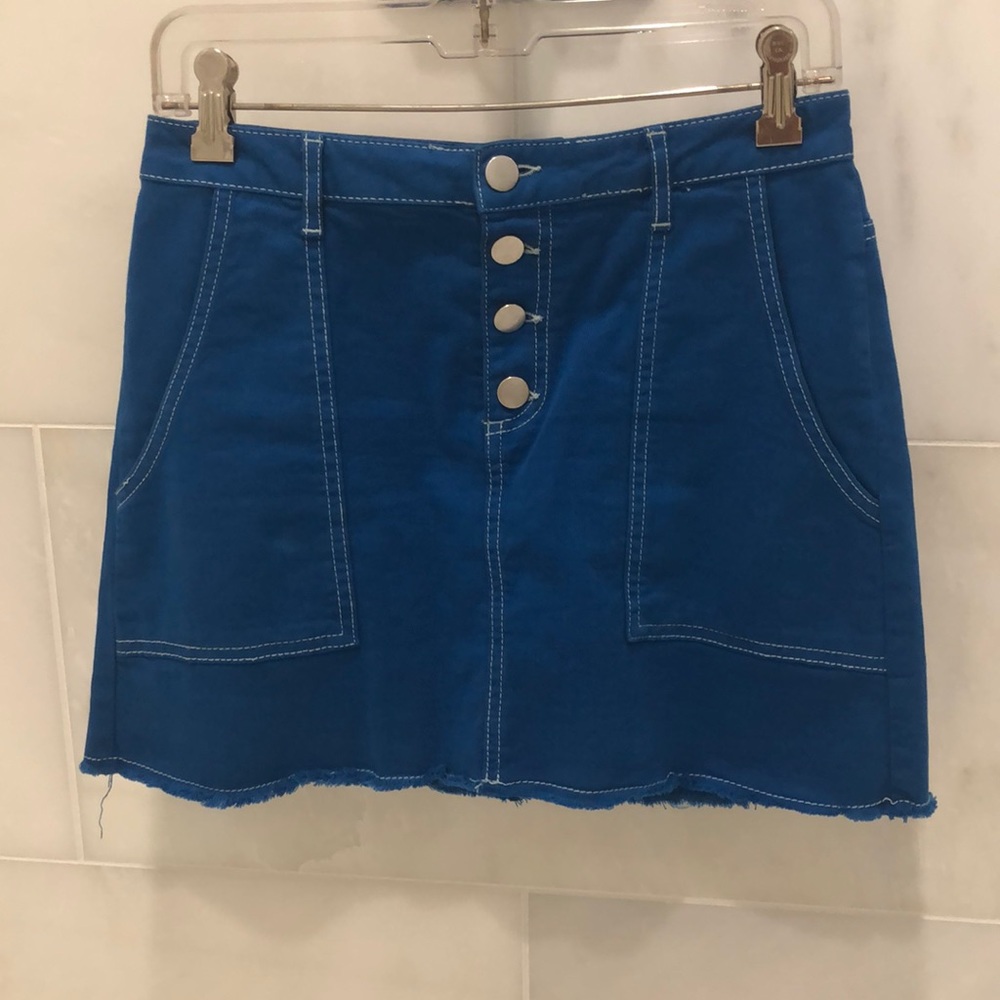 ✨Berska Blue Mini Skirt✨ - Picture 2 of 4